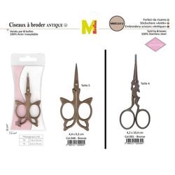 M00114 Antique Embroidery Scissors