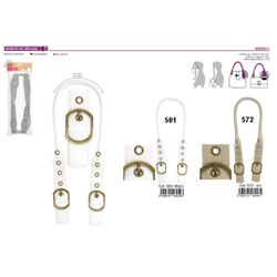 M00298 Adjustable Purse Handle w/ Buckle