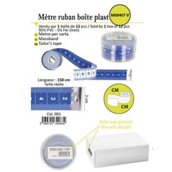M00407 Tailor's Tape, METRIC ONLY, 1.5m