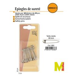 M00610 Metal Safety Pin, 30mm