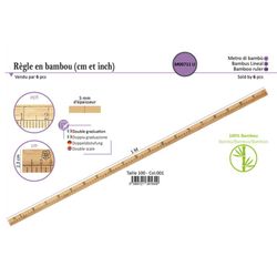 M00711 Bamboo Ruler
