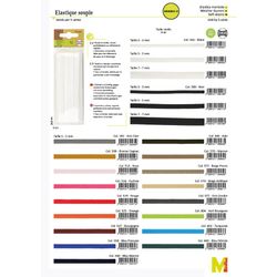 M00801 Soft Elastic, 5 Meters Per Cards