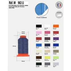 M00963 1,000 Meter Polyester Thread