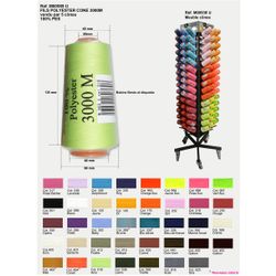 M00989 3000 Meter Spool, 100% Polyester