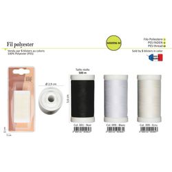 M00996 100% Polyester Sewing Thread 500m