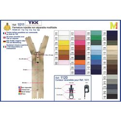 M01011 Molded Plastic Non-Separable Zipper