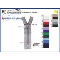 M01017 Fine Nylon Zipper
