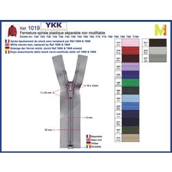 M01019 Fine Nylon Zipper