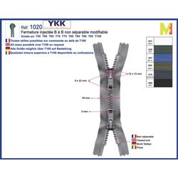 M01020 2-Way Zipper
