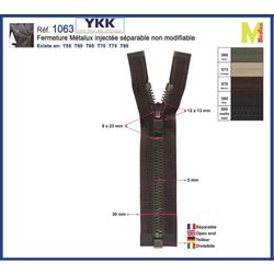 M01063 Metallic Zipper (Separable)