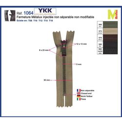 M01064 Metallic Zipper (Non-Separable)