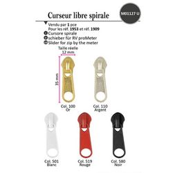 M01127 Zipper Pull, 12mm