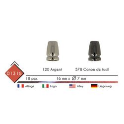 M01316 Metal Cord End