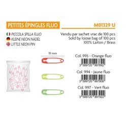 M01329 Fluorescent Safety Pin