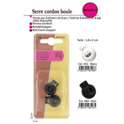 M01333 Ball Shape Cord-Locks