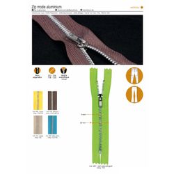 M01925 Fluorescent Zipper, Non Separable