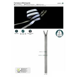 M01967 Reflective Zipper