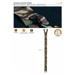 M01970 Camouflage Zipper