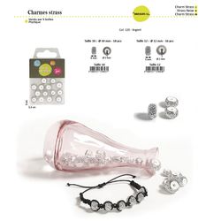 M03645 Strass Charm Beads