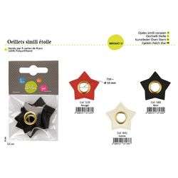 M03647 Eyelet Patch - Star