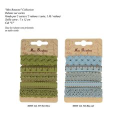 M06930 Carded Trims - Vintage