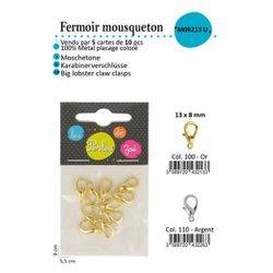 M09213 Clasps, 13mm x 8mm, 10pcs/Pk