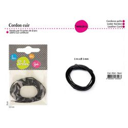 M09228 Leather Cord, 1mm x 1 M