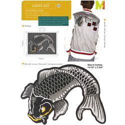 M11703 XL Koi Fish Applique