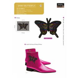 M11707 XL Sequin Butterfly Applique