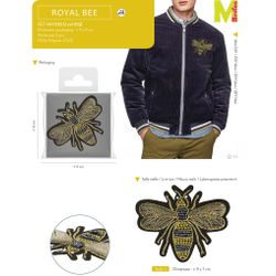 M11723 XL &Royal Bee& Applique