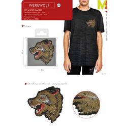 M11727 XL &Werewolf& Applique