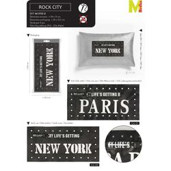 M11735 XL &Paris/NY& Applique