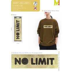 M11738 XL Shiny &No Limit& Applique