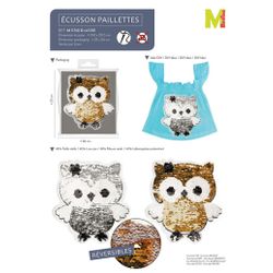M11742 XL Reversible Sequin Appliques