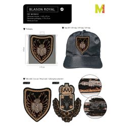 M11743 XL Coat of Arms Applique