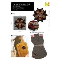 M11745 XL Royal Crown Applique