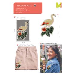 M11746 XL Flamingo Applique