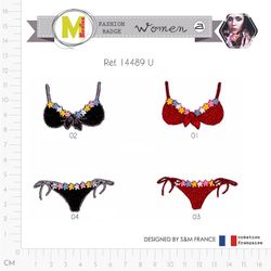 M14489 Bikini Applique
