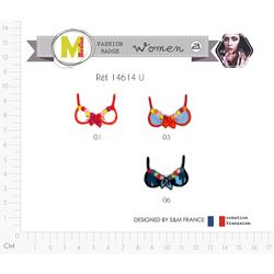 M14614 Bikini Top Appliques