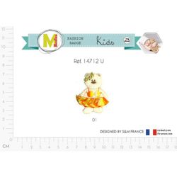 M14712 Hawaiian Bear Appliques