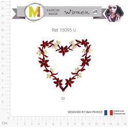 M15095 Flower Heart