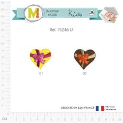 M15246 Heart with Bow