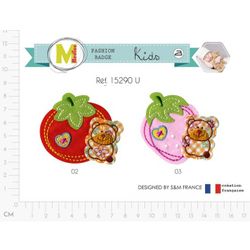 M15290 Motifs with Stitching