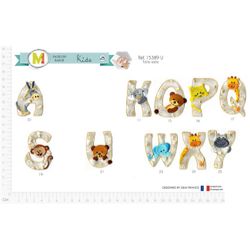 M15389 Alphabet - Beige
