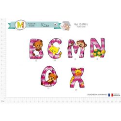 M15390 Alphabet - Pink