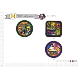 M15469 Music/Star/Love/Peace