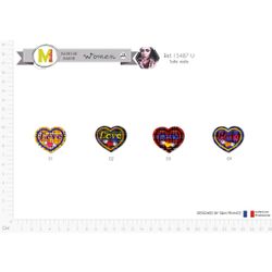 M15487 Plaid &Love& Hearts