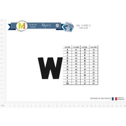 M15490 Alphabet - Black