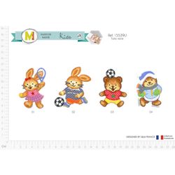 M15539 Sporty Bunnies & Bears