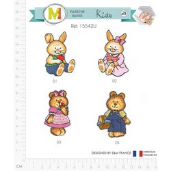 M15542 Picnic Bunnies & Bears